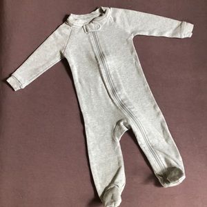 Pact Organic Cotton footie pajamas, 3-6 M nwot